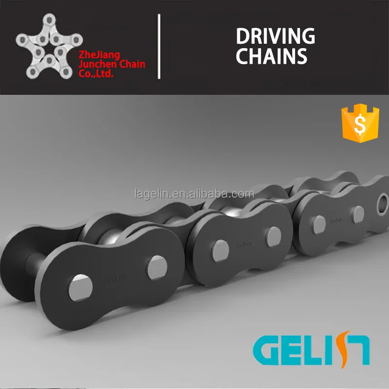 Simplex duplex triplex alloy steel short pitch precision roller chains (A series)