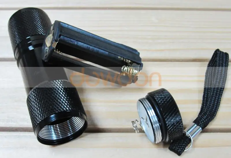 395-410nm 9 LED UV Torch Dog Urine Pet Stains Detector 9LED Purple Ultra Violet Light Aluminum Flashlight