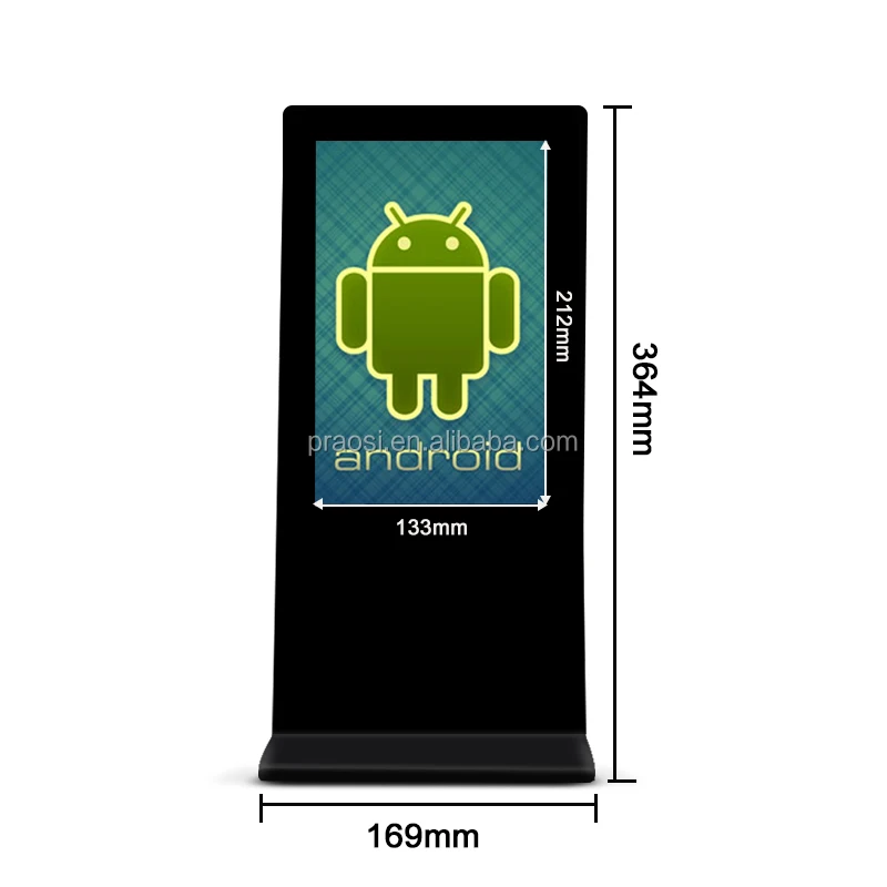 Cheap Android WiFi Touch Screen Built in Battery Table Desk Lcd Advertising Player 10 10.1 Inch
