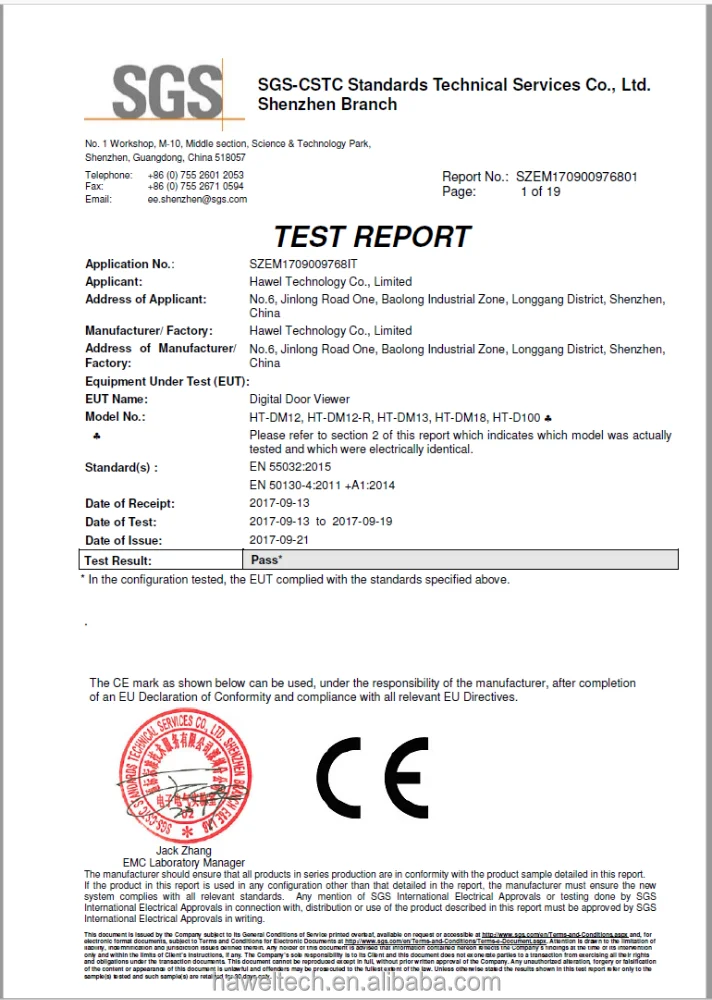 3.5inch HD image click lcd digital door viewer