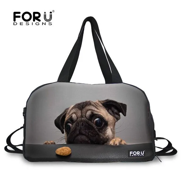 
Cat Design Sublimation Printing Canvas Eminent Ladies Sport Travel Bag 