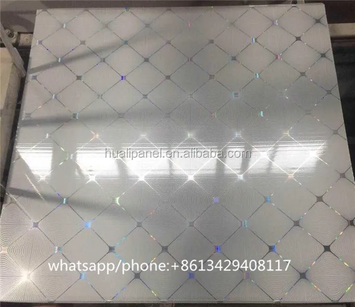 
plastic false ceiling board for Turkey market 595X595 