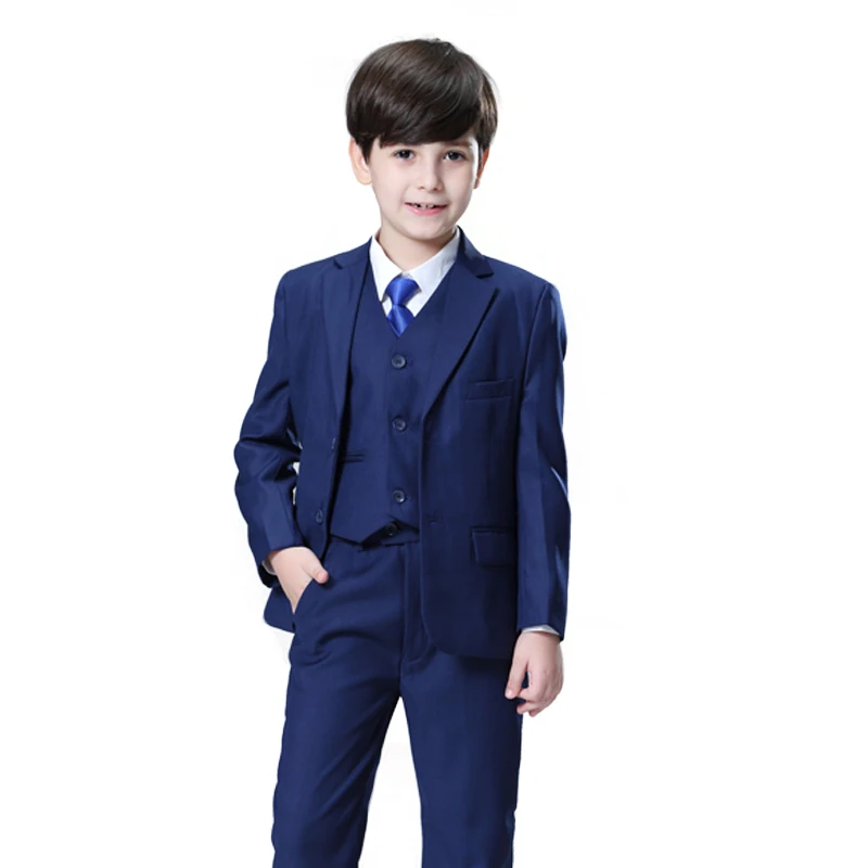 
Nimble Boys Formal Suit1-6Years Boys Fashion 3 Piece Suit Kids Suit Kids Wedding Party Wear Children Clothes Navy Boy Suit Set 