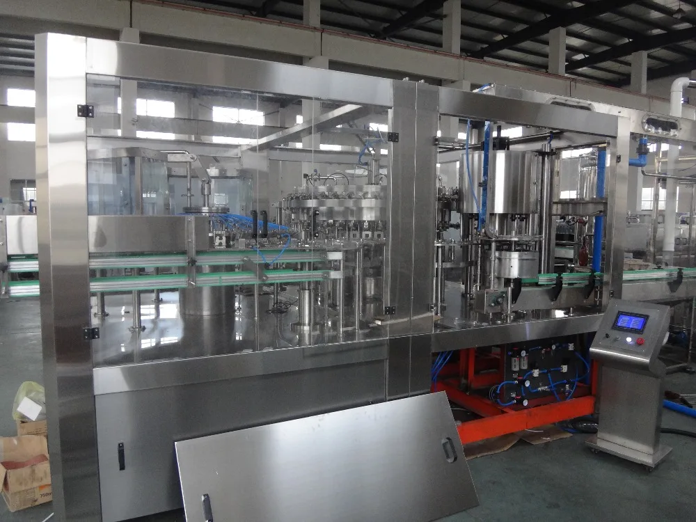 Factory Price Automatic 6000BPH Gas Water Cola Beer Bottle Filling Machine