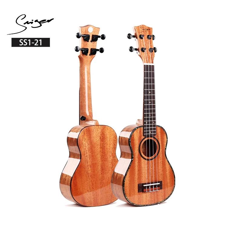 Soprano economic Solid Mahogany wood Smiger China brand guitar