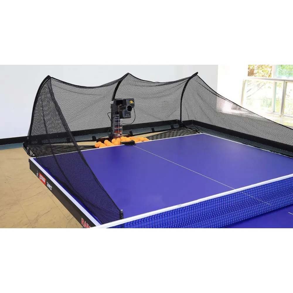 JT-A Table Tennis Robot Machine Automatic Ball Machine Practice Multifunctional Recycle Balls for 40+ 100 Balls