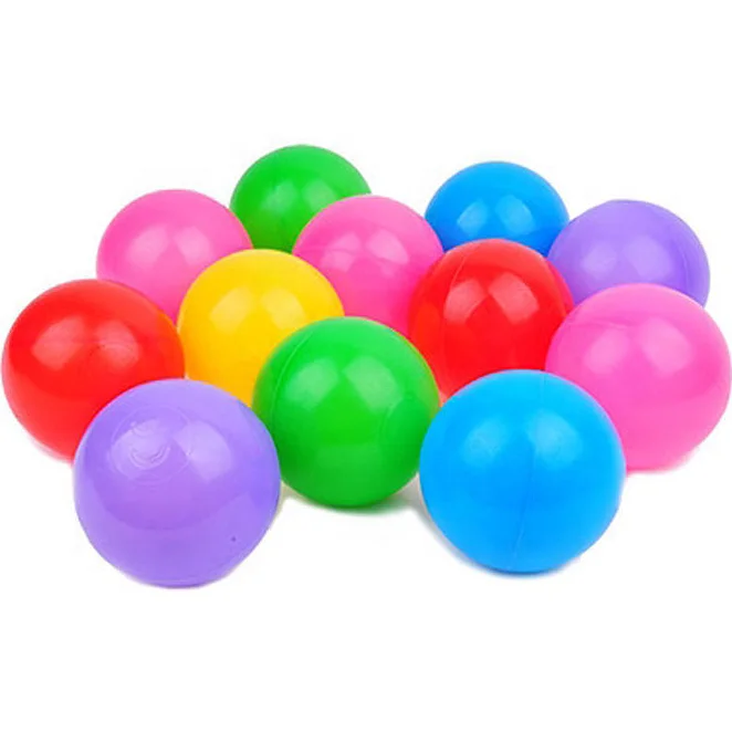 Colorful Eco-Friendly Plastic Pit ball Children Play cheap custom ocean Ball