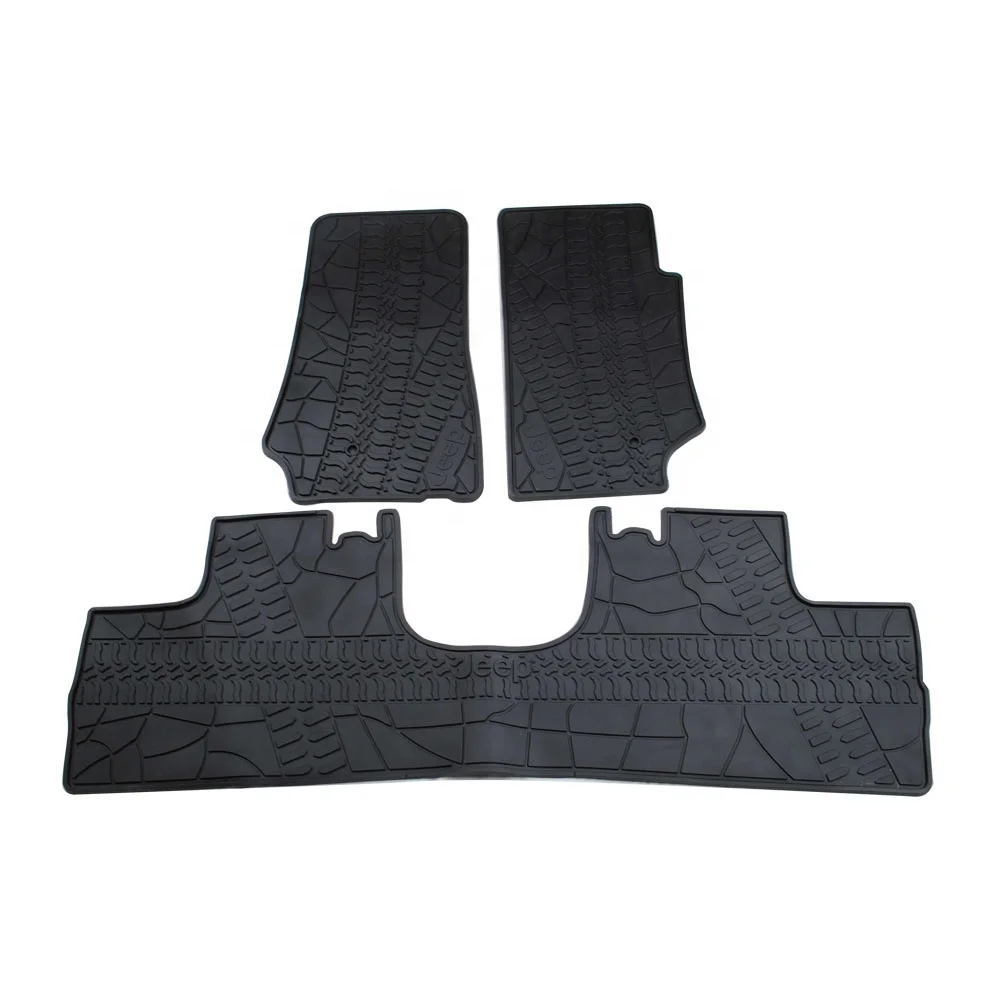 4x4 floor mat car floor rubber mat for jeep JK for for wrangler 2012-2017