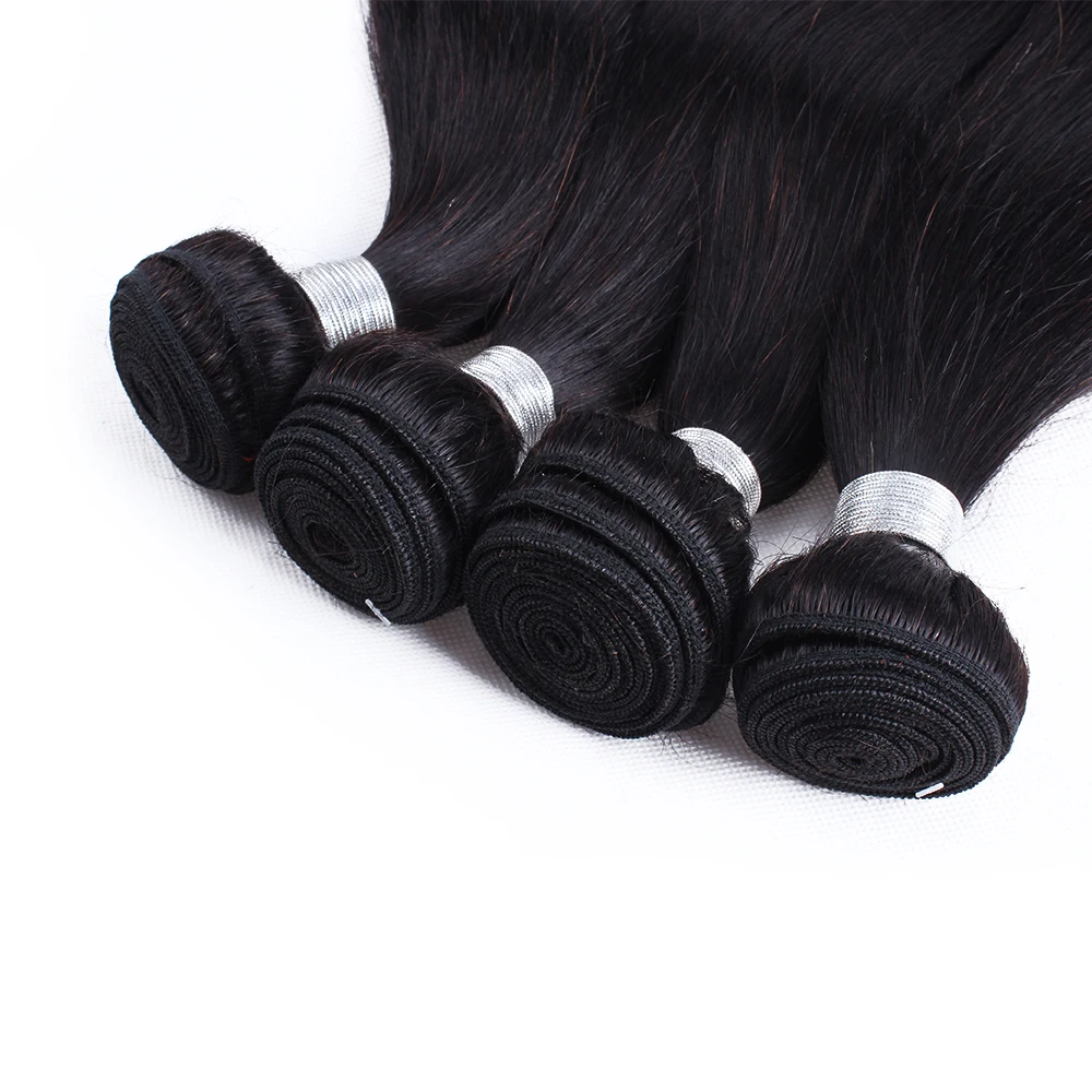Free Sample 100% Human Hair Straight Virgin Hair Natural Hair Products