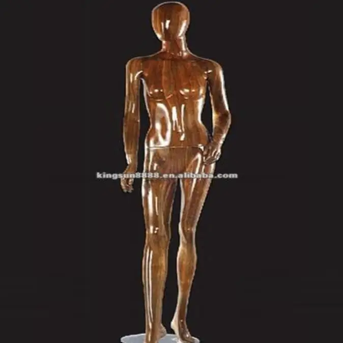 Female Goden Color Fiberglass Mannequin Wedding Dress Display Full Body Sexy Model  Egg Head Clothes Window Maneken Women