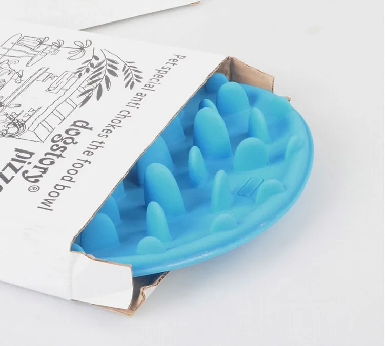Portable Silicone Slow Feeder Dog Bowl Lick Pad Reduce Weight Anti Choke Interactive Feeding Bowl for Small Medium Dogs and Cats