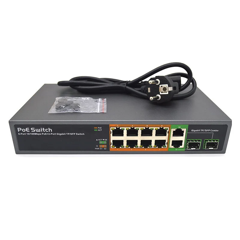 1000M 8 ports switch poe sfp Combo uplink poe gigabit switch