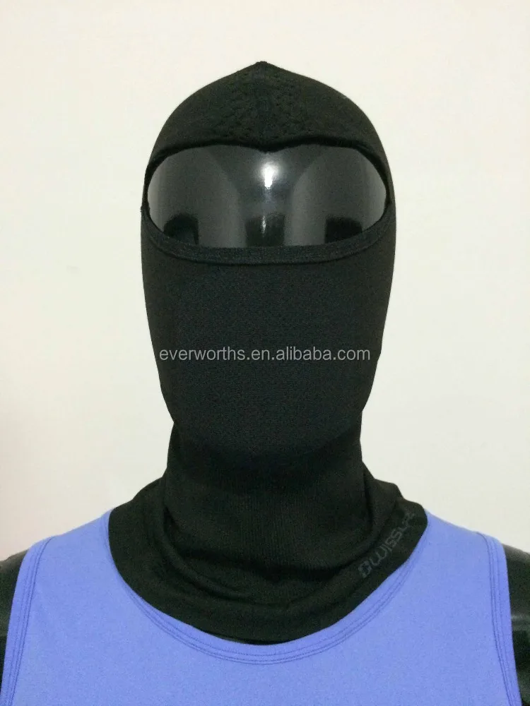 Lightweight Santoni knit seamless balaclava mask
