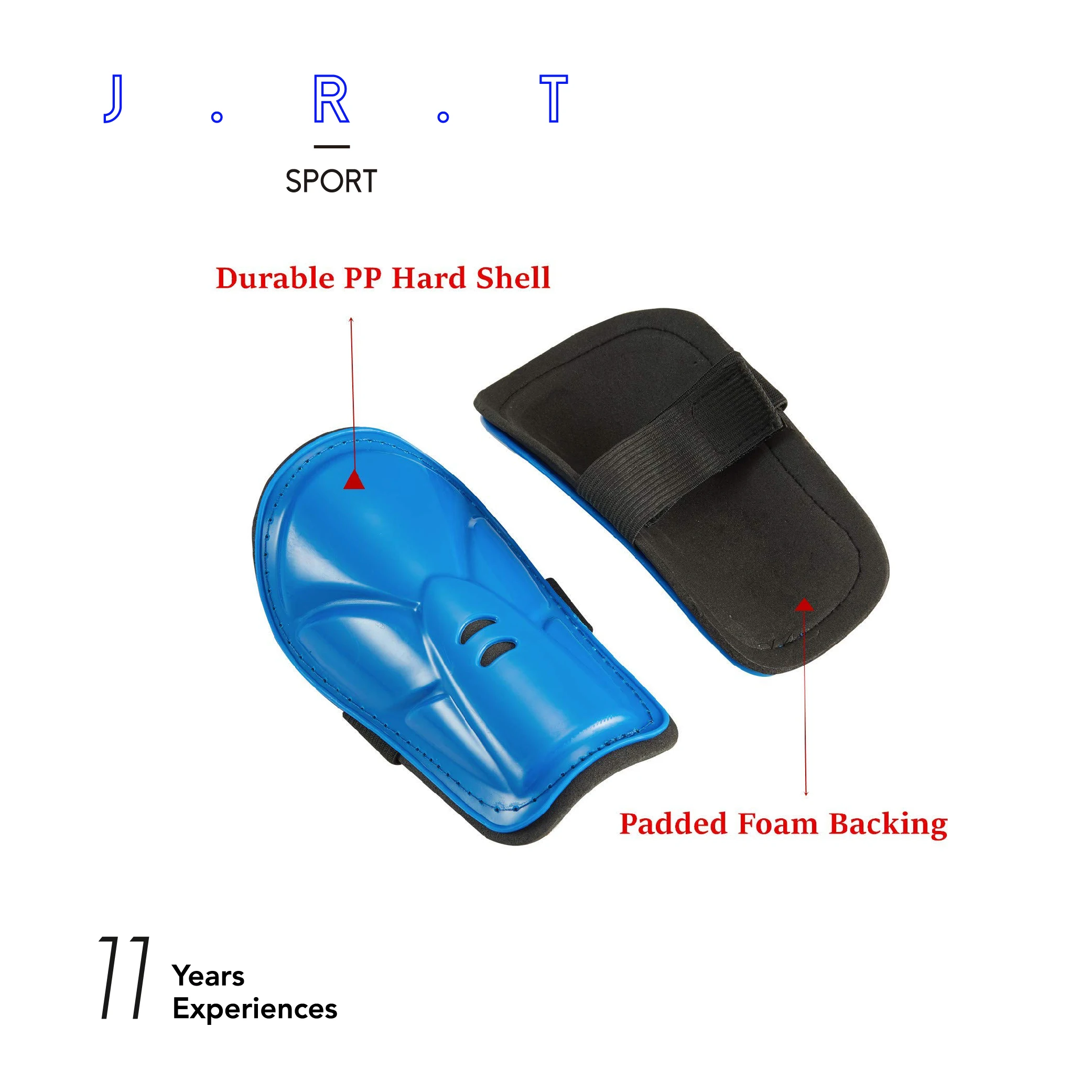 Adjustable Strap Football Leg Protective Soccer Shin Guards