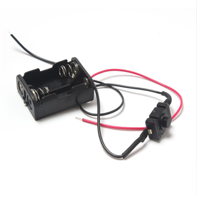 2*12V 23A Battery Battery Box Holder With ON/OFF Switch&Wire Lead For Soldering Connecting