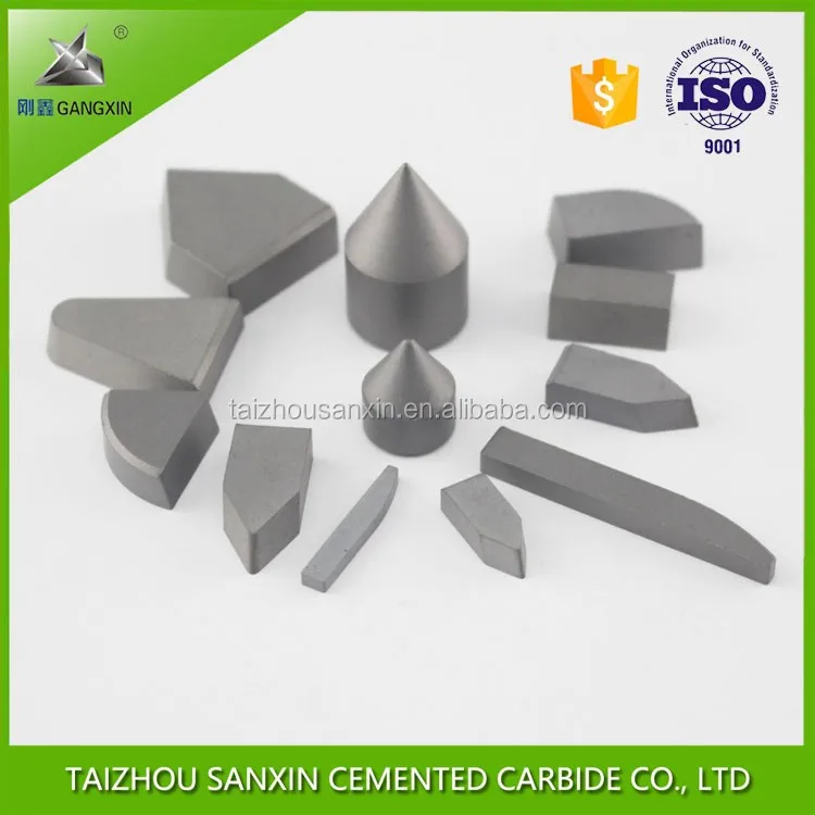 K10, K20, P30 brazed cemented tungsten carbide tip for lathe tools sanxin