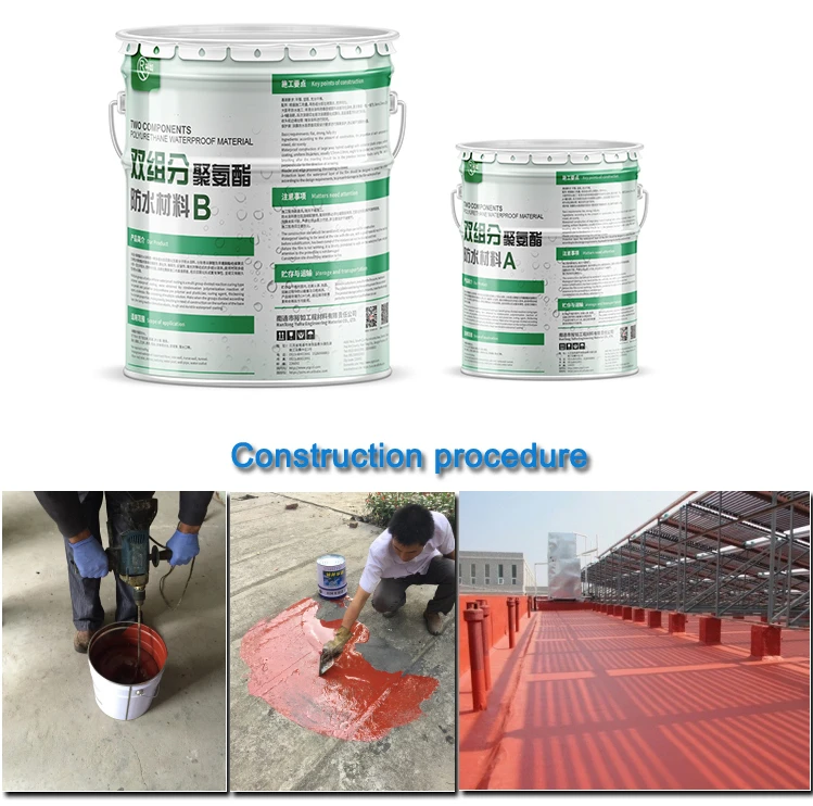 Construction building materials polyurethane waterproof roof coating