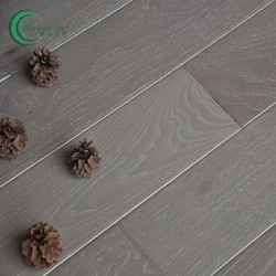 18mm thickness hickory floor brushed limed hickory engineered hardwood flooring high-end