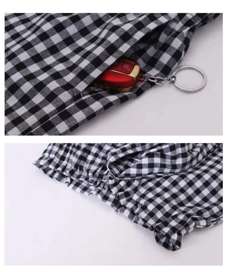 Hao Baby Han Edition Plaid Pants Cuhk Virgin Girls Wide-legged Pants Fall Fashion Leisure Suit Children Clothes Girls