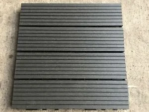 Outdoor Easy-installation Composite DIY WPC Decking Tiles
