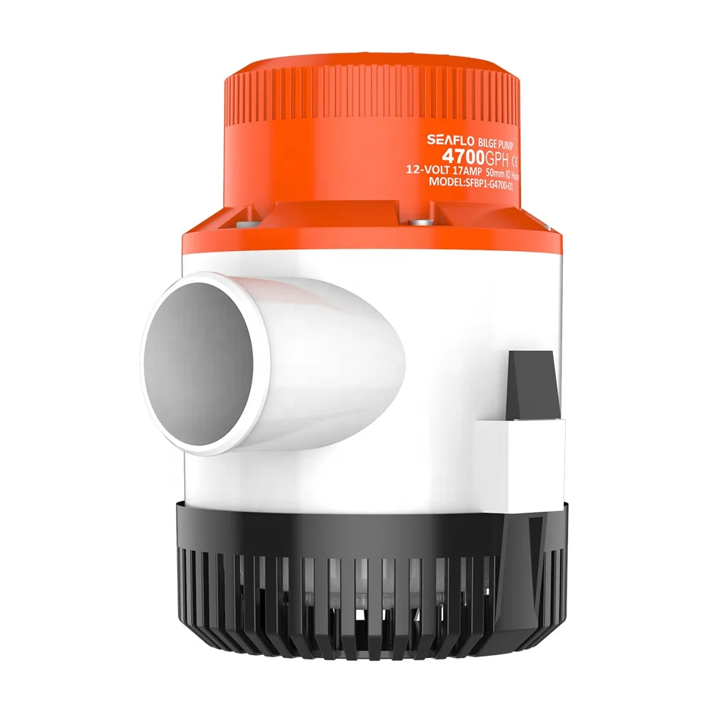 Seaflo Hot Sale bilge pump 12v marine 3000/3500/4700 GPH solar pump inverter for RV and Marine