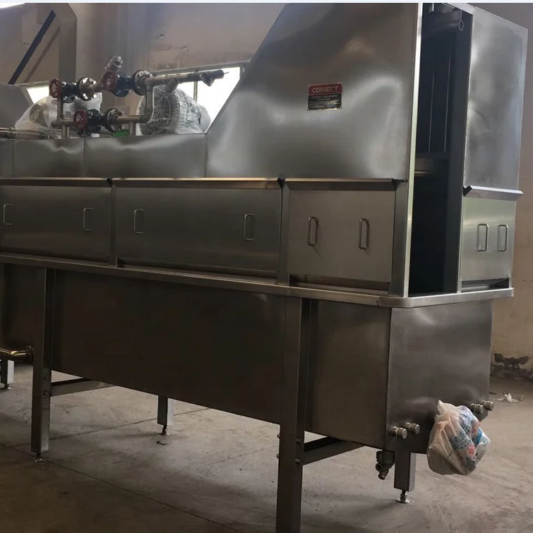 automatic poultry slaughterhouse frozen chicken meat processing scalder machinery