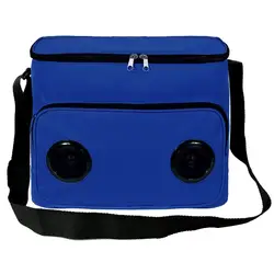 12/24/36 Cans custom picnic shoulder cooler bag with Blue tooth speaker