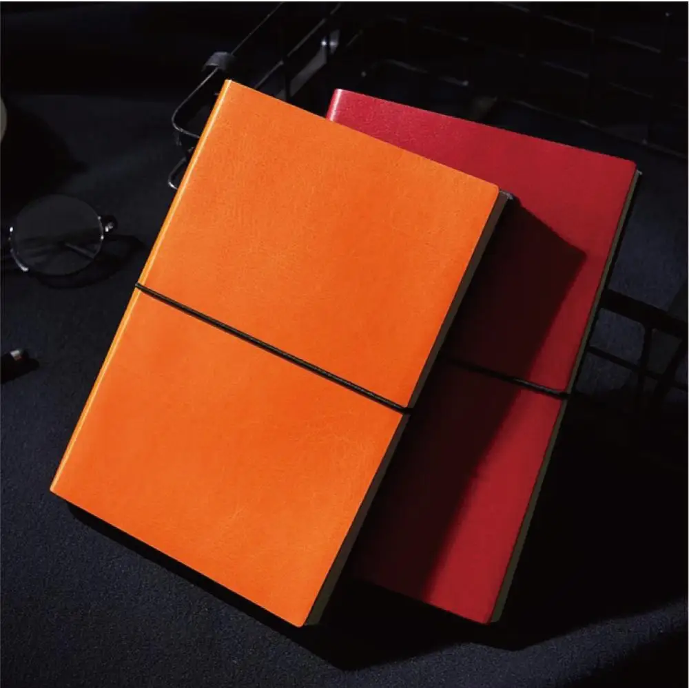 Personal planner loose-leaf office notebook direct selling a5 custom notepads with pen clip