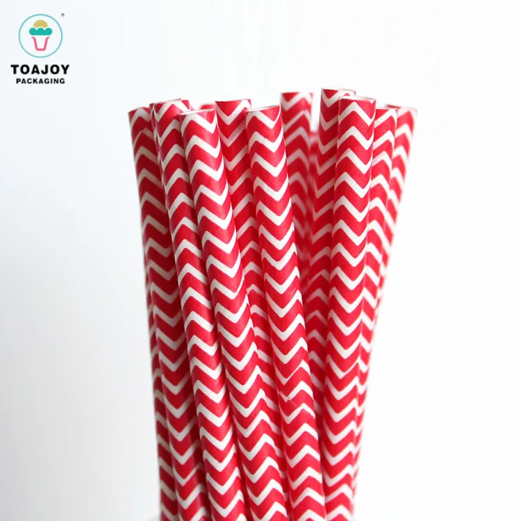 Amazon Hot Selling Food Grade Paper Drinking Straw with Custom Logo