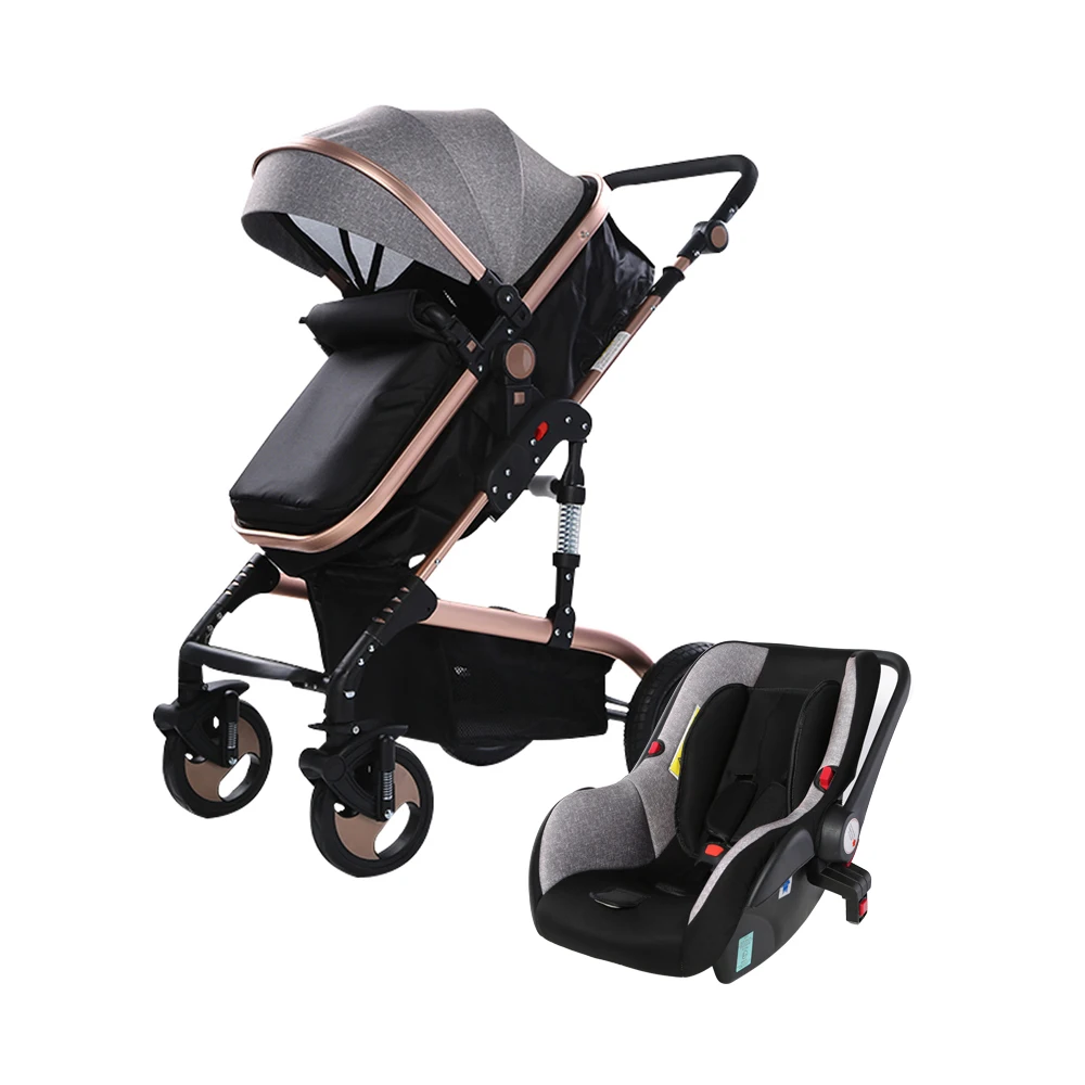 Factory price baby kinderwagen 3 in 1 baby bike stroller 243 G