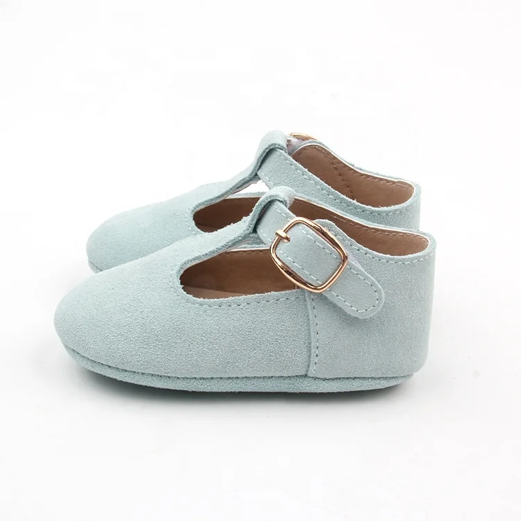 BEIBEINOYA Shoes Wholesale T Strap Baby Girl Newborn Leather Baby Shoes