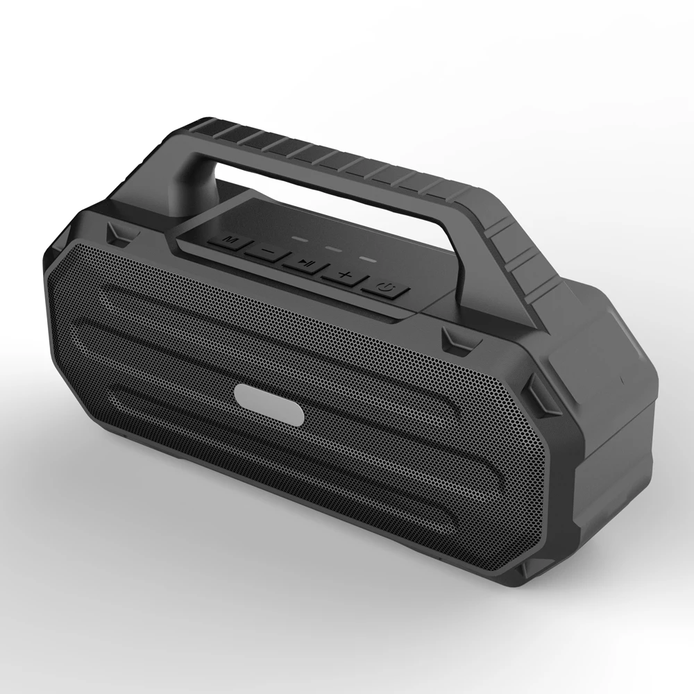 
2020 20W big hifi sound outdoor waterproof portable camping light bluetooth speaker, with bright LED flashlight 
