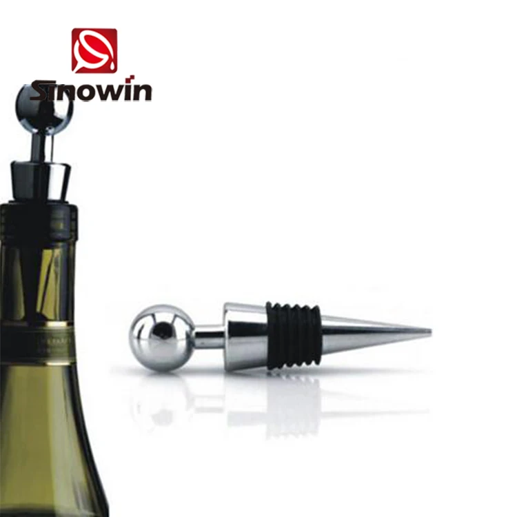 Round Ball Wine Bottle Stoppers Stainless Steel Stoppers Favors Christmas Decorative Wine Stopper