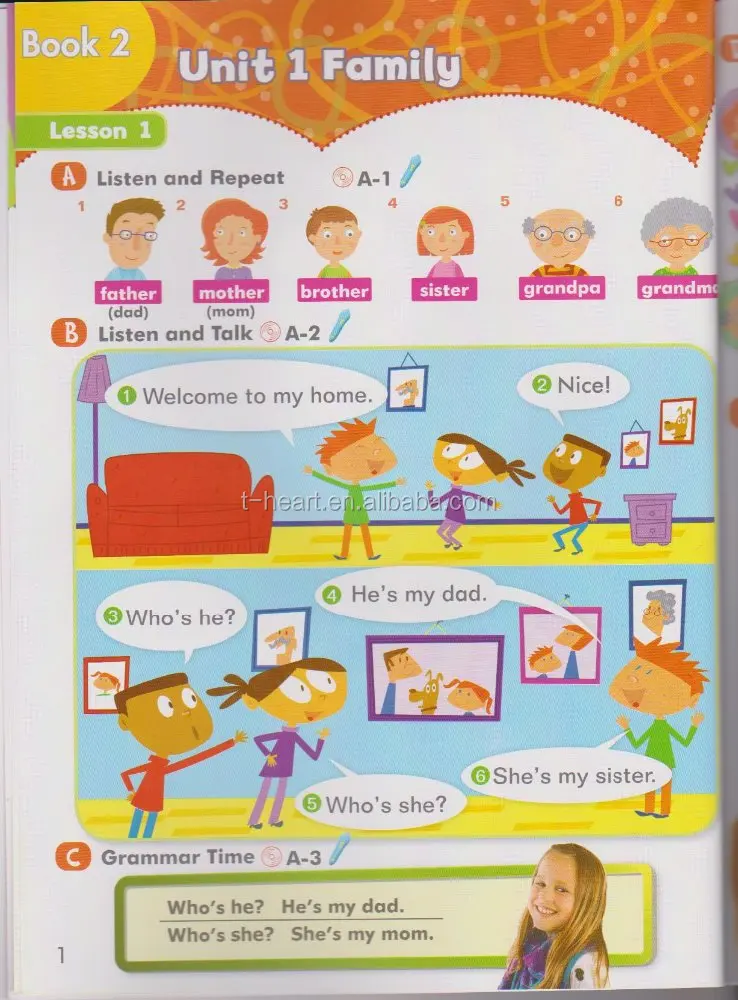 Practice speaking pen English education books age 9-11