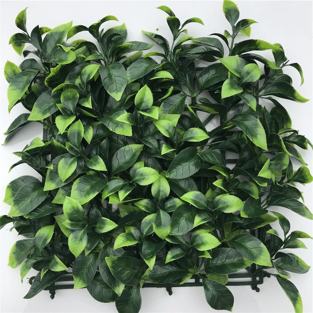 Exterior decoration panels wall hedge pe fence panel grass artifical boxwood panel