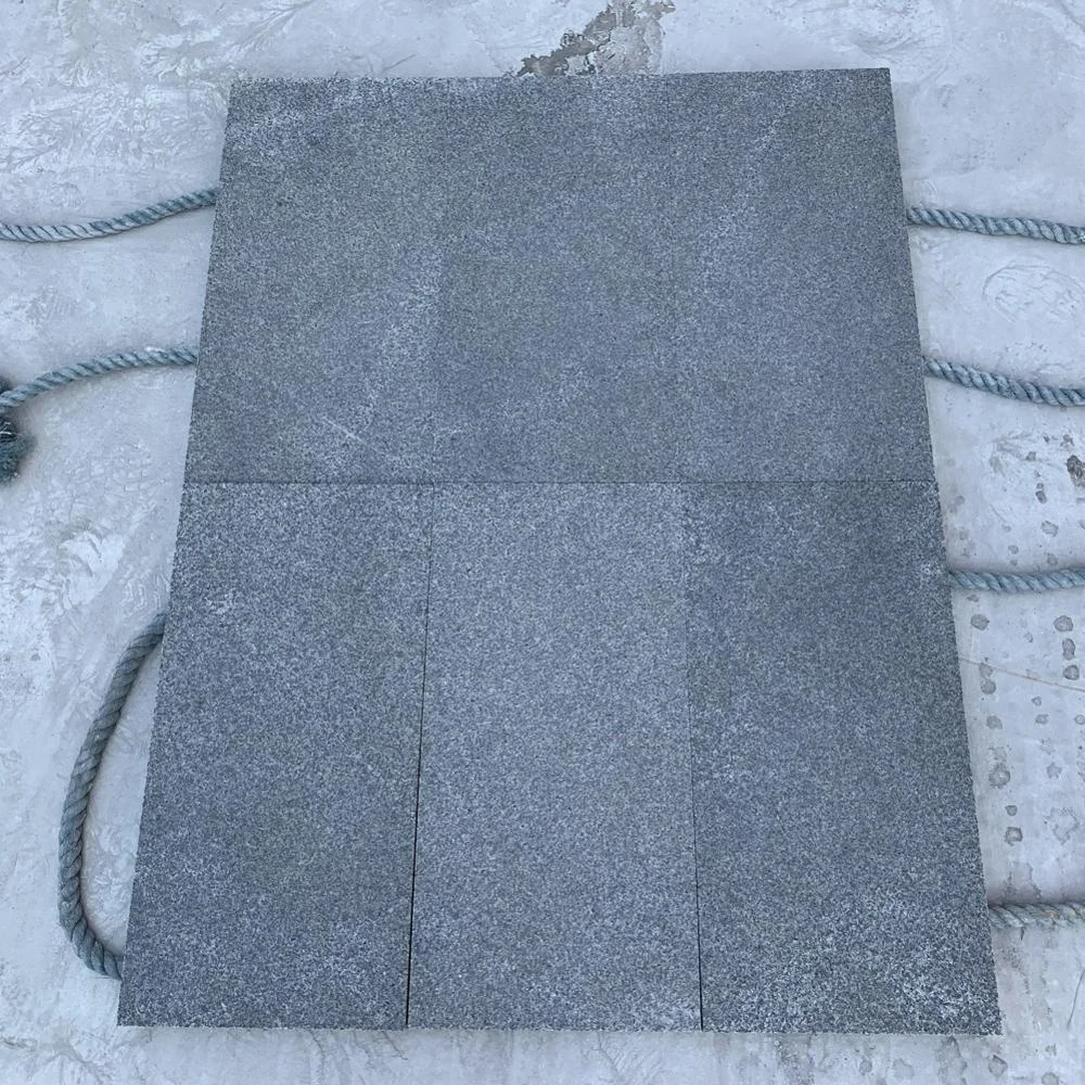 Samistone New G684 Cheap Price Black Driveway Granite Paving Stone