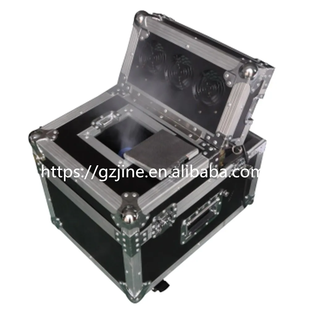 DJ No Warm up time stage 600w dual haze machine with Flycase / flight case , Dual hazer DMX / Remote Control