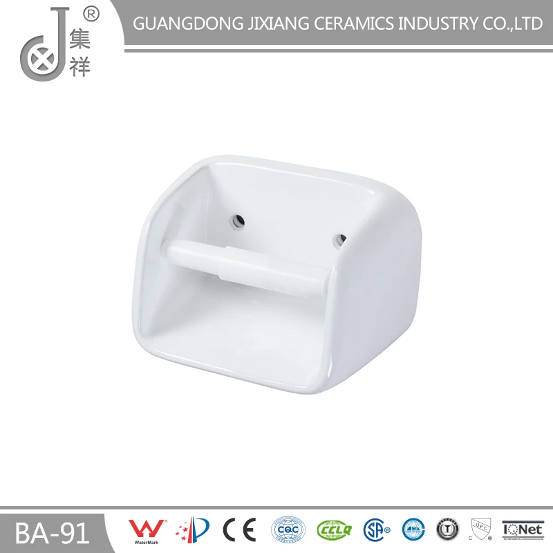 BA91 Настенного крепления керамических держатель рулона туалетной бумаги