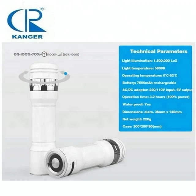 Portable LED Light Source Surgery equipment Fiber-optic Cable Storz Compatible Portable Endoscope LED Light Source