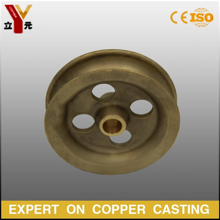 
Precision casting brass railway wheel 