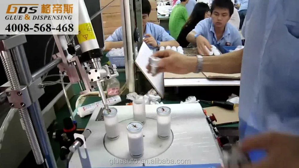 
bulb gluing high capacity LED bulb glue dispensing machine reliable supplier bulb glue dispenser 