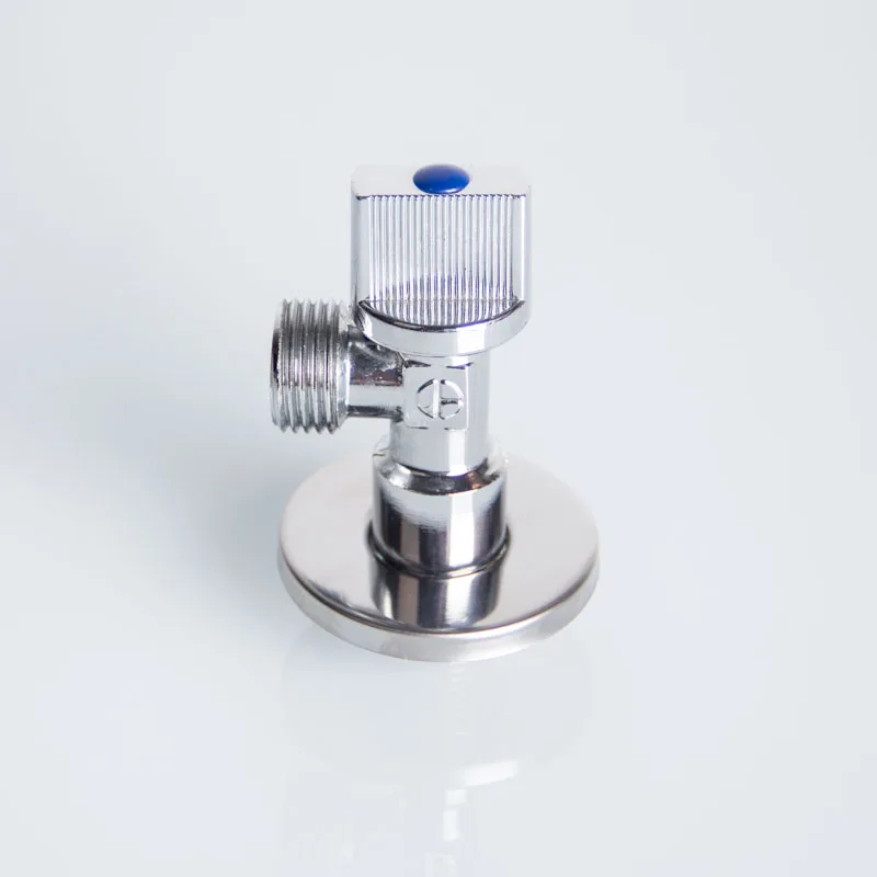 1/2 Латунный Водяной угловой клапан с ручкой из АБС-пластика