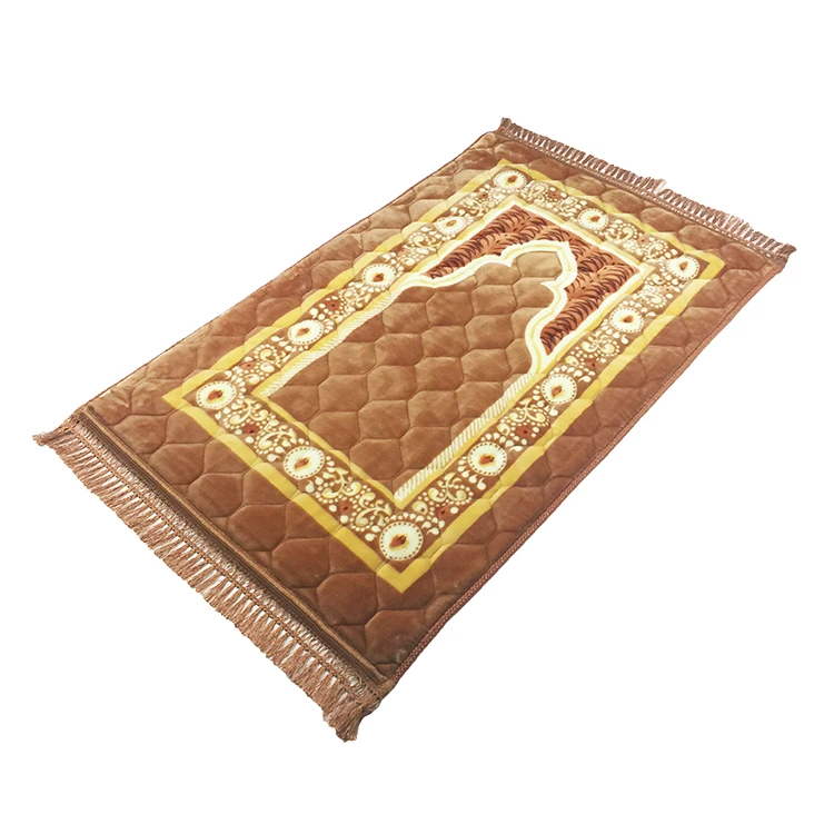 JIACHUAN CARPETS velvet islamic prayer rug muslim