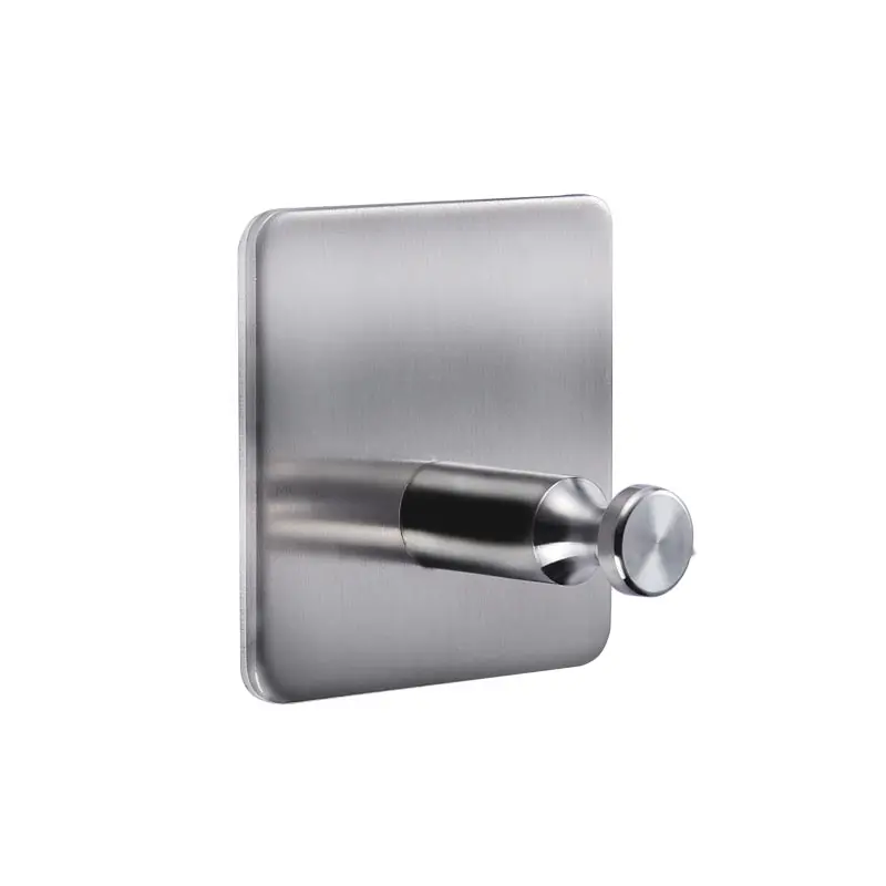 
square shape stainless steel 304 single wall hooks for clothes towel bag key 