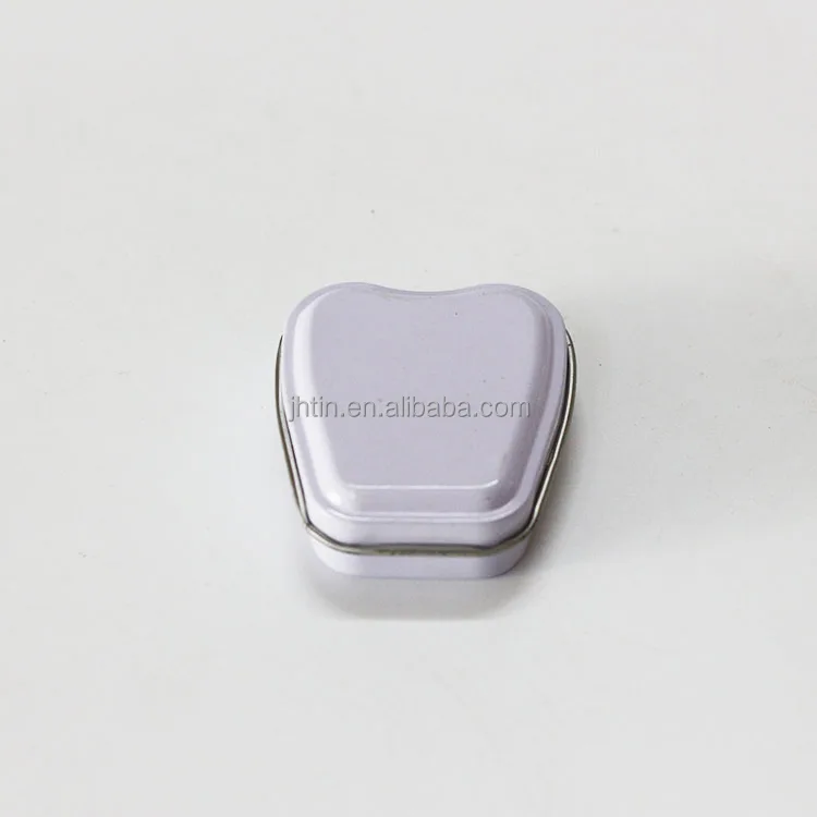 
Top quality US market mini candy tin packaging tooth shape box 