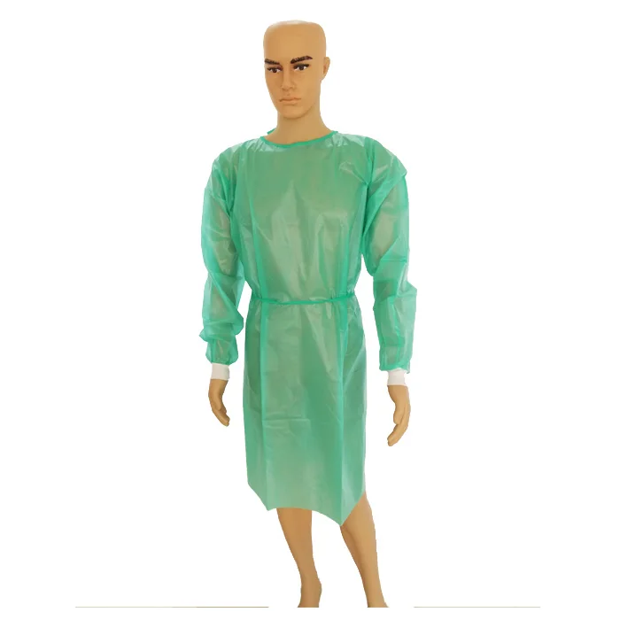
Non-Woven PP isolation gown disposable gown 