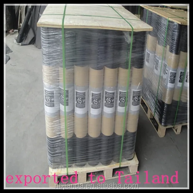high quality Jianda brand ASTM standard asphalt roofing felt paper and roofing underlay for shingles