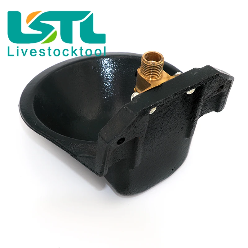 Livestock Animal Drinking Equipment Cast Iron Automatic Sheep Goat Water Bowl Copper Valve Drinking Trough