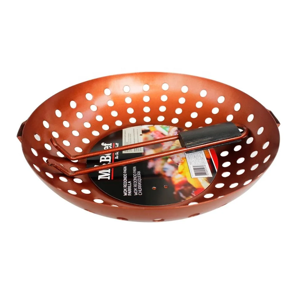 Корзина для барбекю и гриля, вок для барбекю