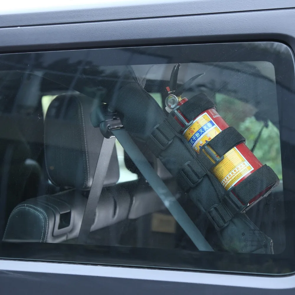 Roll Bar Interior Car Accessories for Jeep Wrangler JK Fire Extinguisher Holder